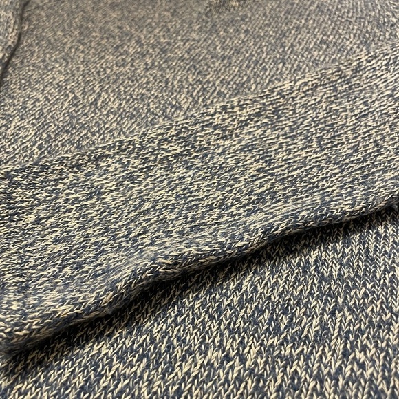 Baldwin Kansas City Cashmere Linen Pullover Long Sleeve Blue Sweater Size M - Picture 8 of 10